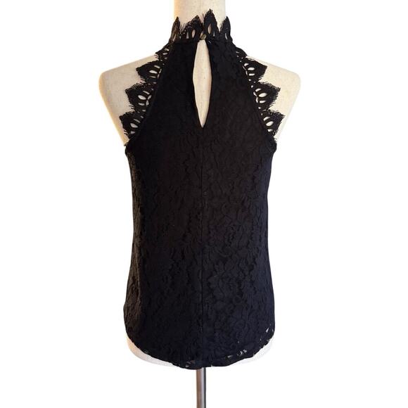 Maurices Love Lace Lined Halter Top Women's Sz XS Black Witchy Whimsigoth Goth - Picture 6 of 12